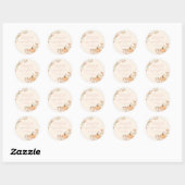Sticker Boho Fall Citrouille Merci Favoriser (Feuille)