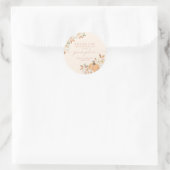 Sticker Boho Fall Citrouille Merci Favoriser (Sac)