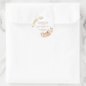 Sticker Boho Fall Citrouille Merci Favoriser (Sac)