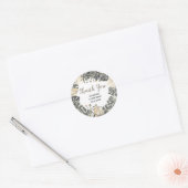 Sticker Boho Green Sage Wild One Merci (Enveloppe)