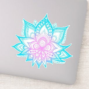 Sticker Boho Pastel Vibes Lotus Fleur