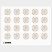 Sticker Boho Safari Animaux aquarelle (Feuille)