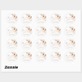 Sticker Boho Small Business Merci (Feuille)