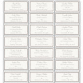 Sticker Boho Storybook Dragon Baby shower Adresse d'invité (Devant)