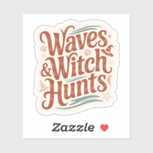 Sticker Boho Waves & Witts Hunts Beach Magic Summer