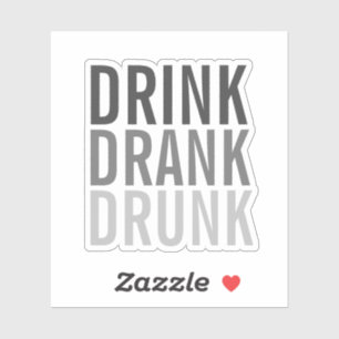 Sticker Boire Boire ivre ivre   Drôle