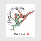 Sticker Boire Jesters April Fools Day (Feuille)