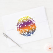 Sticker boîte à cheval ailé (Enveloppe)