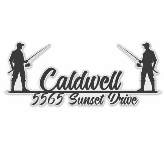 Sticker boîte aux lettres d'adresse personnalisée (Devant)