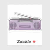 Sticker Boîtier de flèche pourpre (Feuille)