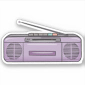 Sticker Boîtier de flèche pourpre (Devant)