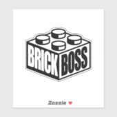 Sticker Boîtier en briques (Feuille)
