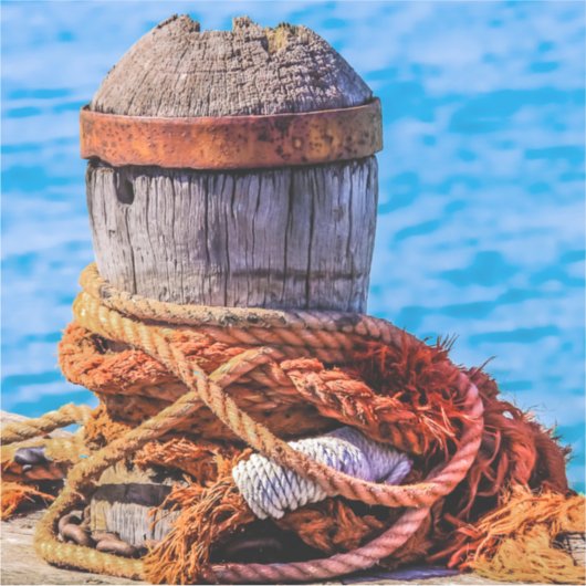 Sticker Bollard Old Mooring (Devant)