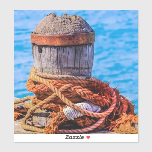 Sticker Bollard Old Mooring (Feuille)