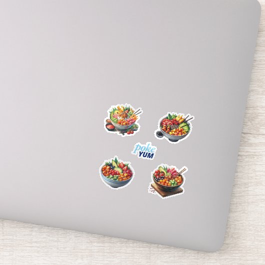 Sticker  bols de Poke (Détail)