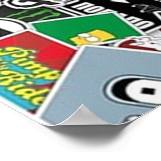 Sticker Bomb Poster (Hoek)