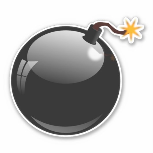 Sticker Bombe explosive (Devant)