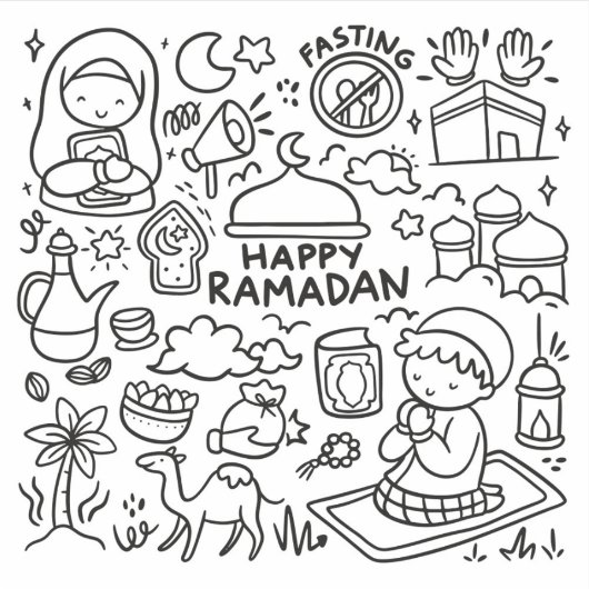 Sticker Bon Ramadan (Devant)