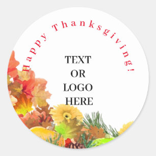 Sticker bon thanksgiving
