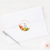 Sticker bon thanksgiving (Enveloppe)