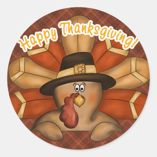 Sticker bon thanksgiving (Devant)