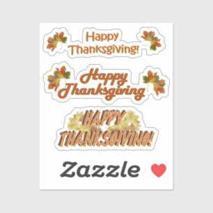 Sticker Bon thanksgiving de livre de rebut