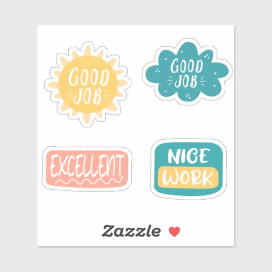 Sticker Bon travail (Feuille)