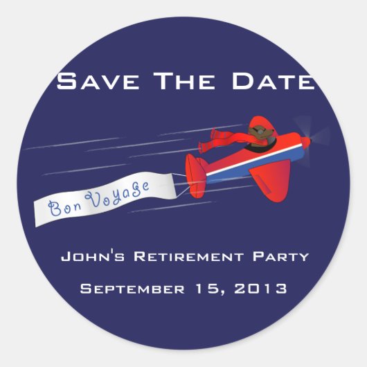 Sticker Bon Voyage (Devant)