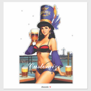 Sticker Bonafide barre serveuse Thunder_Cove