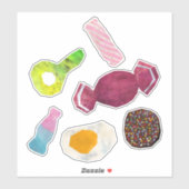 Sticker Bonbons (Feuille)
