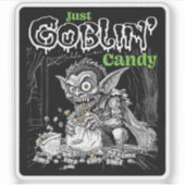Sticker Bonbons de Just Goblin pour des objets plus sombre (Devant)