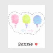 Sticker Bonbons en coton, Dessert, Traitements, Bonbons en (Feuille)