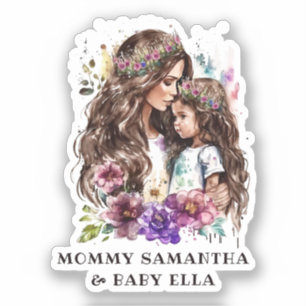 Sticker Bond adorable maman et fille (7)