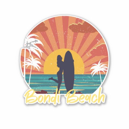 Sticker Bondi beach (Devant)