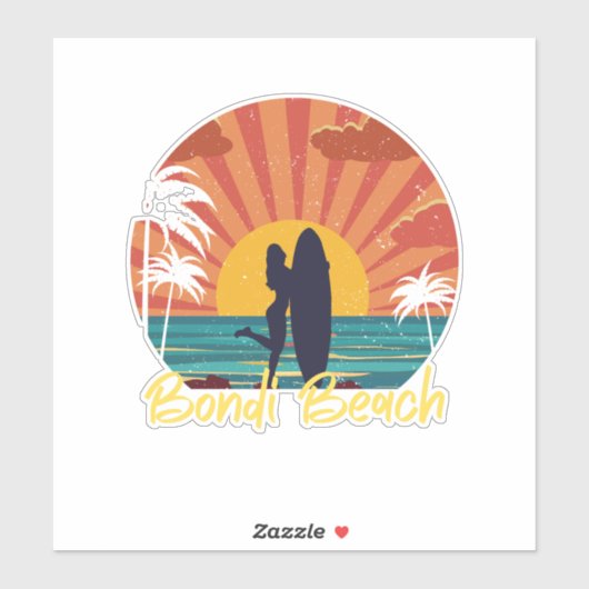 Sticker Bondi beach (Feuille)