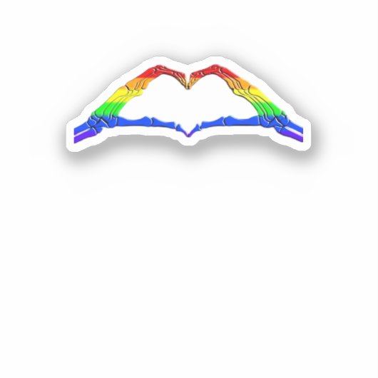 Sticker Bone Hands Heart Classic (Recto)