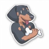 Sticker Bonelifter Dachshund (Devant)