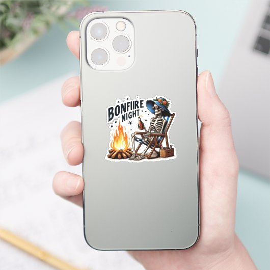 Sticker Bonfire Night - Beach Camping (2) (Téléphone)
