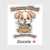 Sticker Bonheur de Ramen (Feuille)