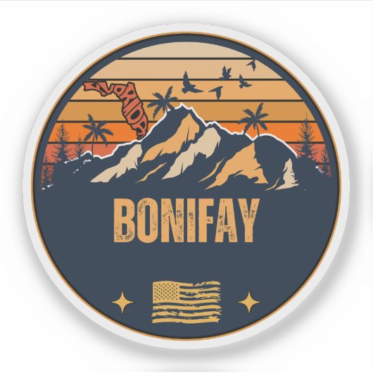 Sticker Bonifay, Floride (Devant)
