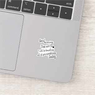 Sticker Bonjour