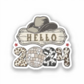 Sticker Bonjour 2024 occidental (Recto)