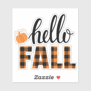 Sticker Bonjour automne