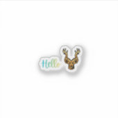 Sticker Bonjour Cerf (Devant)
