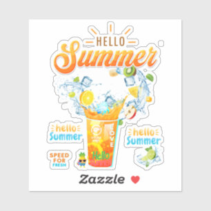 Sticker Bonjour été