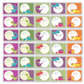 Sticker Bonjour Mon Nom Est Dinosaur Garçon Fille (Devant)