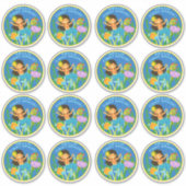 Sticker Bonjour première année ! Mermaid Fishies (Devant)