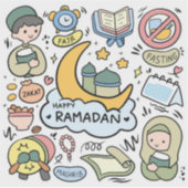 Sticker Bonne activité du Ramadan (Devant)
