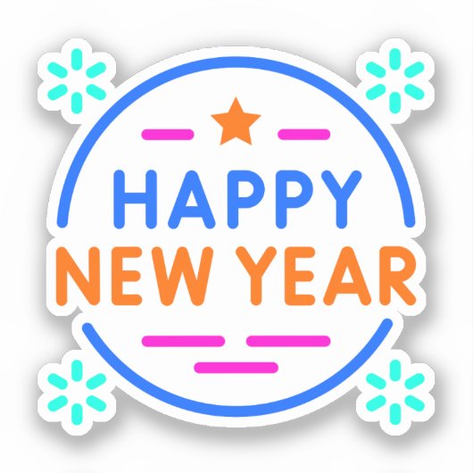 Sticker "Bonne année" (Recto)