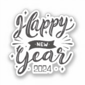 Sticker Bonne année 2024 (Recto)